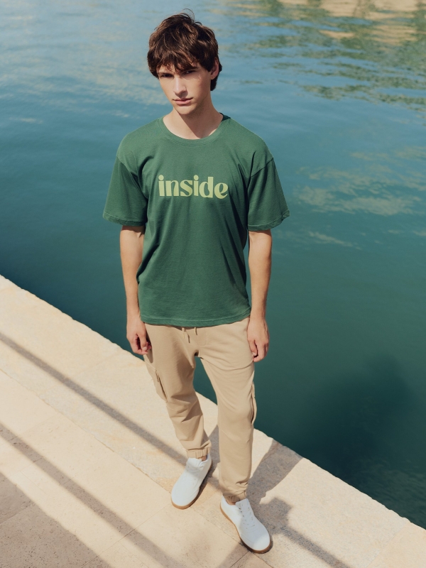  Short sleeve t-shirt Inside green