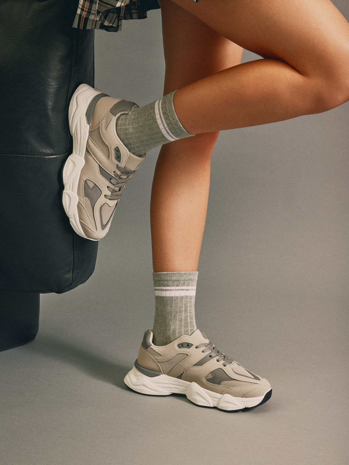 %New% Zapatillas running gris gris medio %New% Zapatillas running gris gris medio