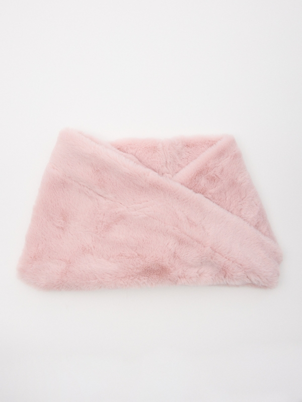 Lenço de pescoço 25x42cm rosa
