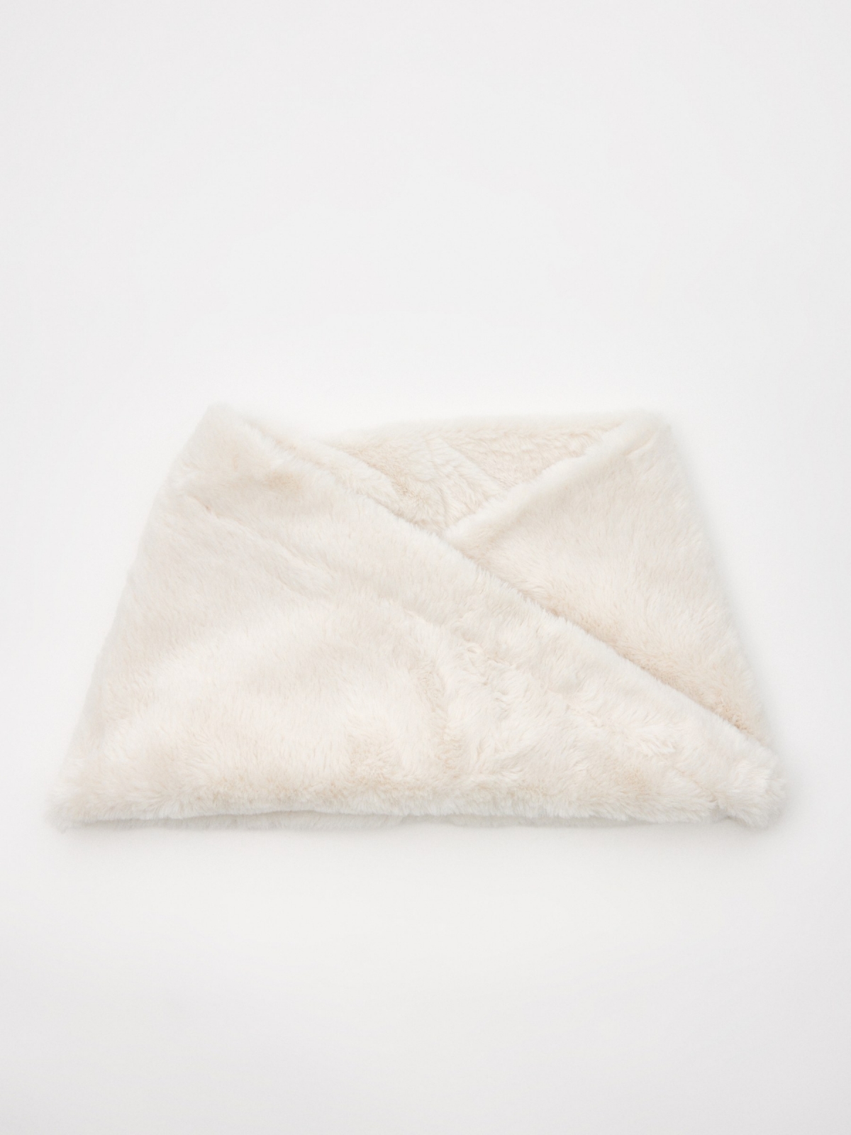 Bufanda cuello 25x42cm blanco