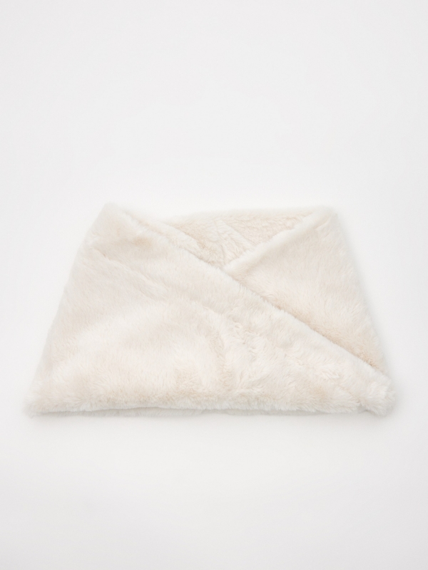 Neck scarf 25x42cm white