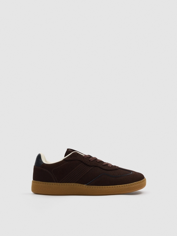 Sapatilha casual marrom escuro