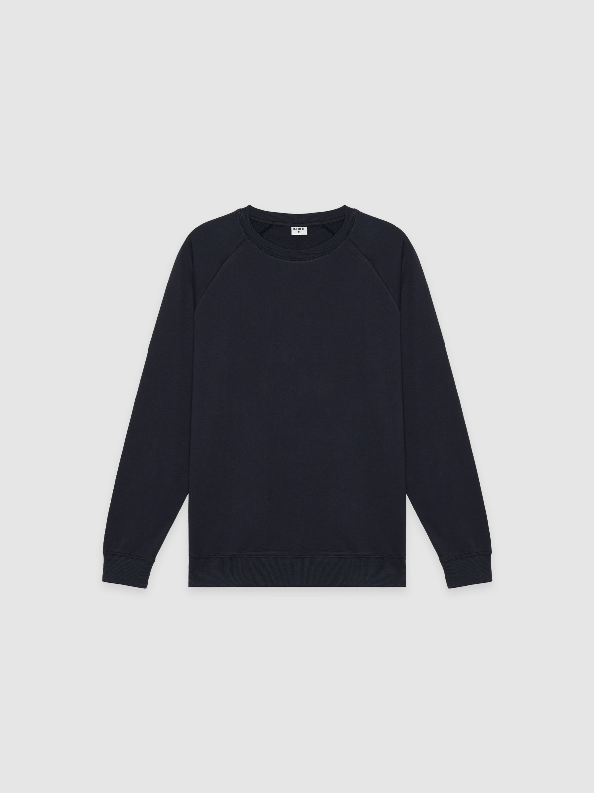 %Pto% Basic sweatshirt with text blue front view