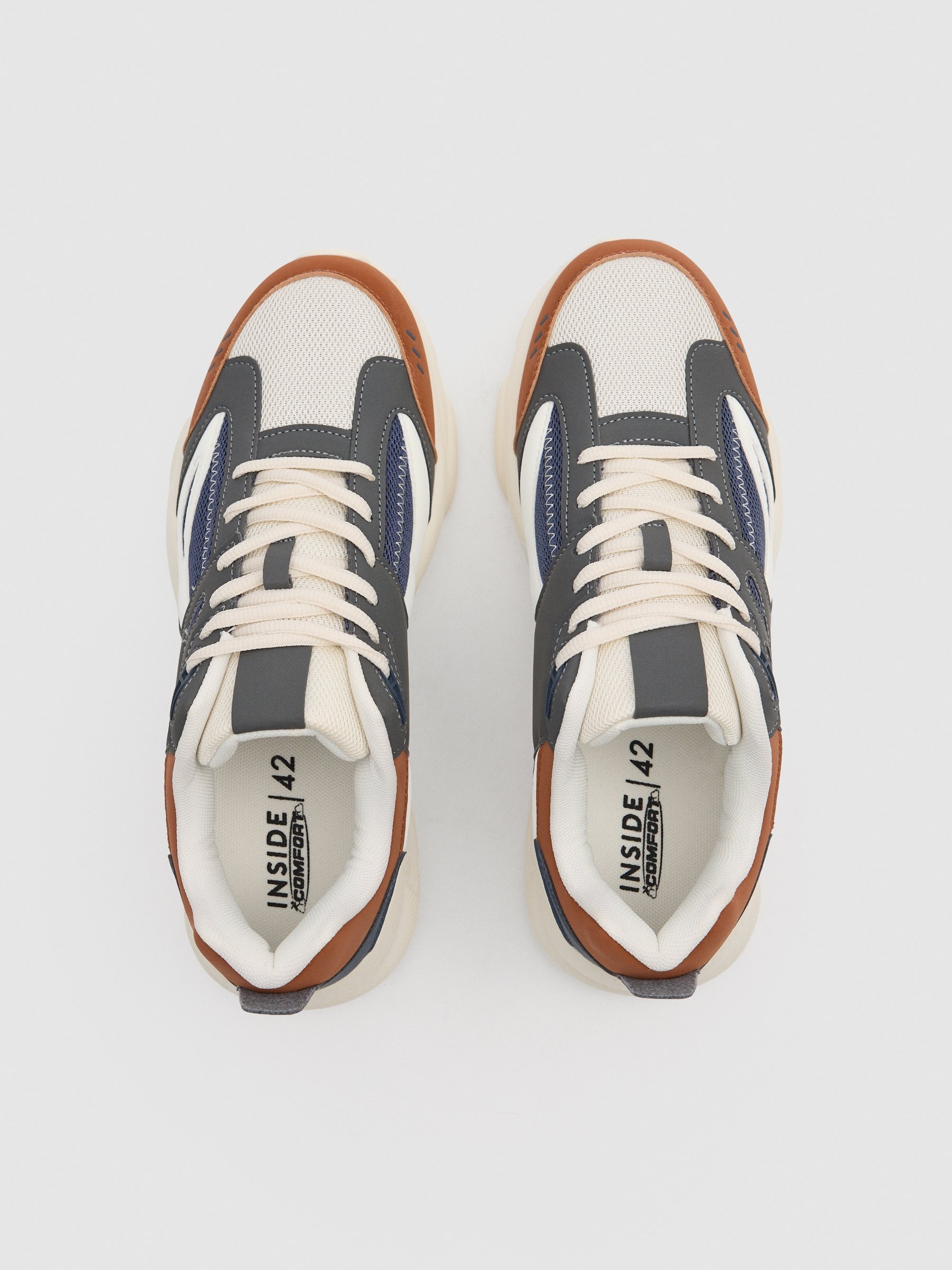 Zapatilla running combinada multicolor multicolor