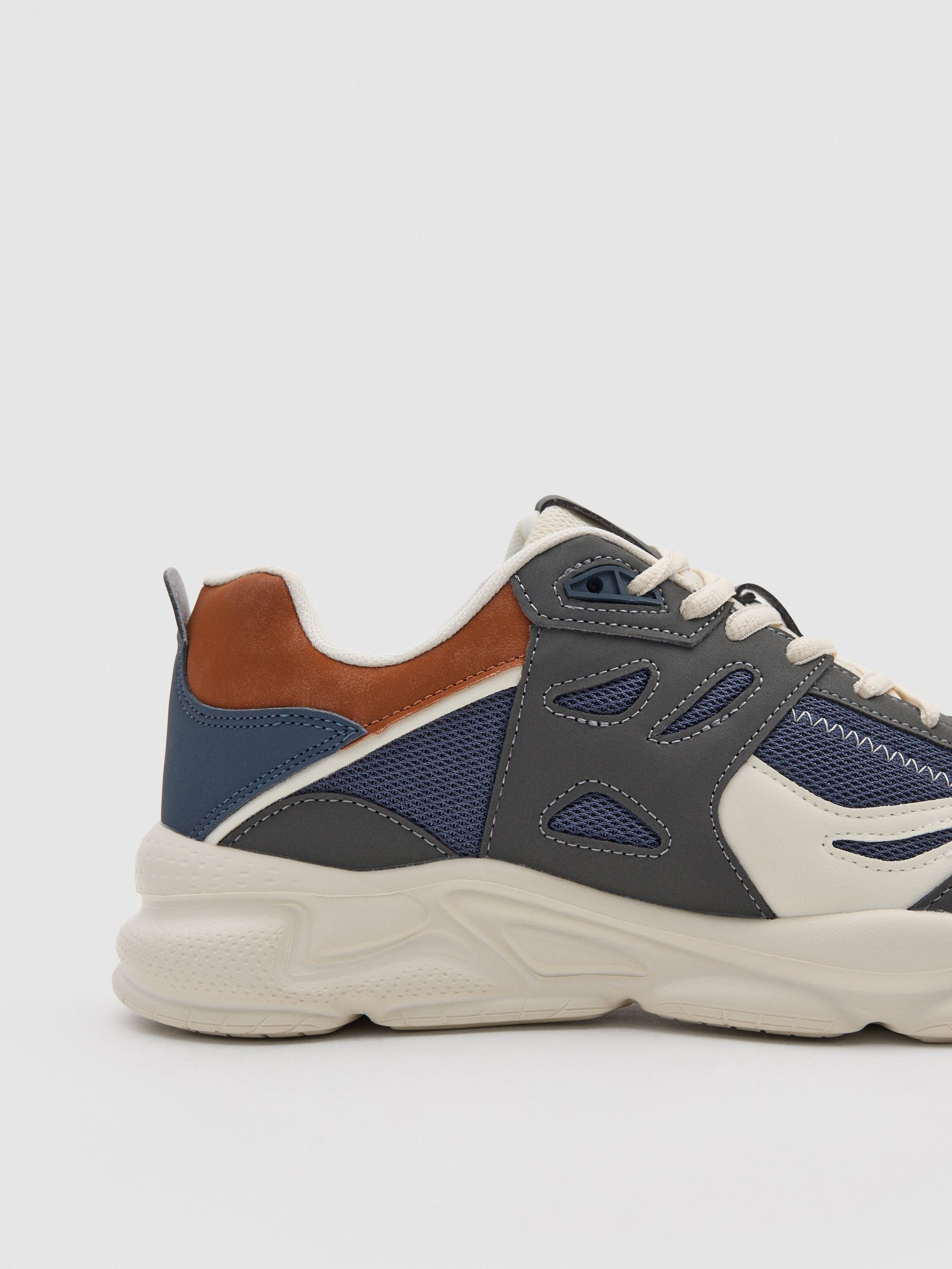 Zapatilla running combinada multicolor multicolor