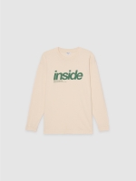 %Pto% Camiseta manga larga Inside crudo vista frontal