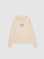 %Pto% Sudadera felpa capucha Los Ángeles crudo vista frontal