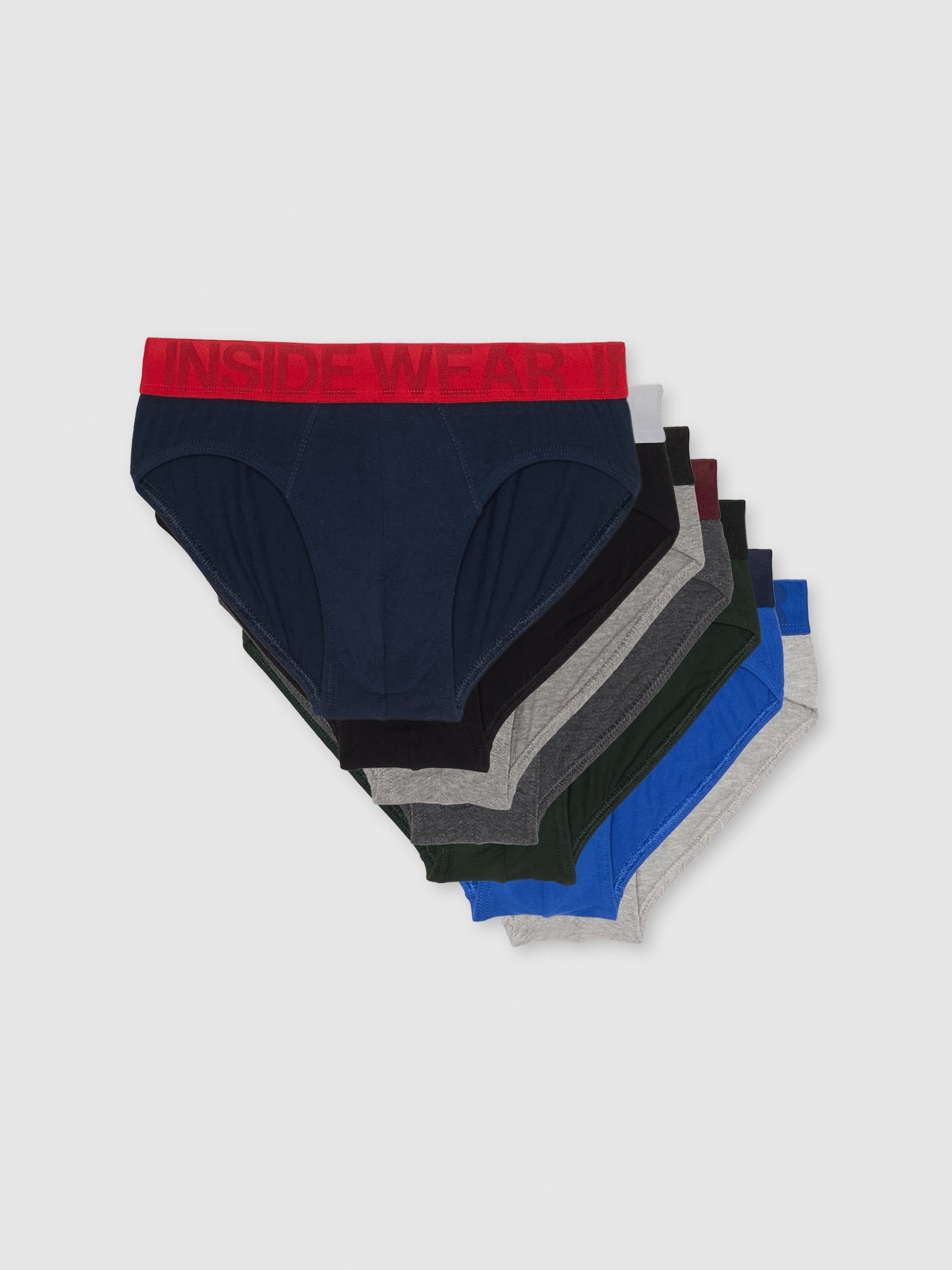 Pack 7 cuecas multicolor