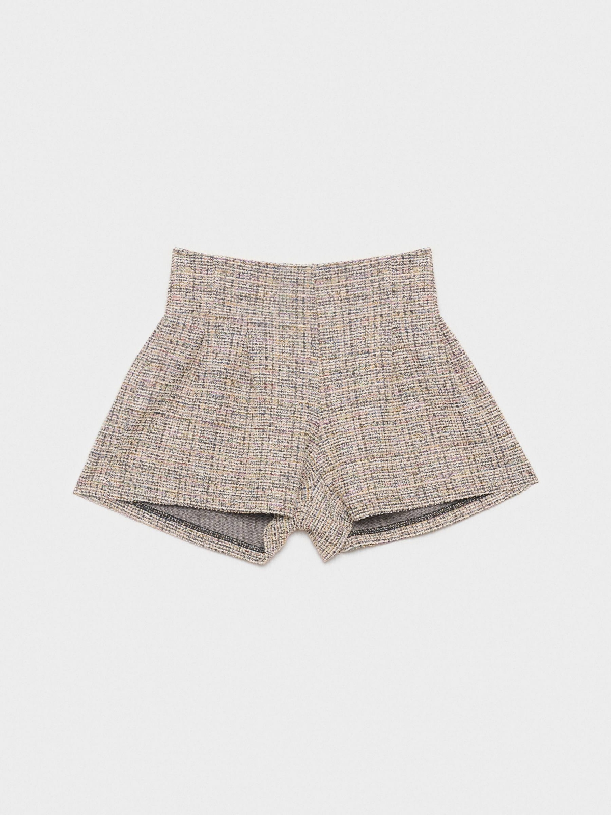  Shorts tweed bolsillos multicolor