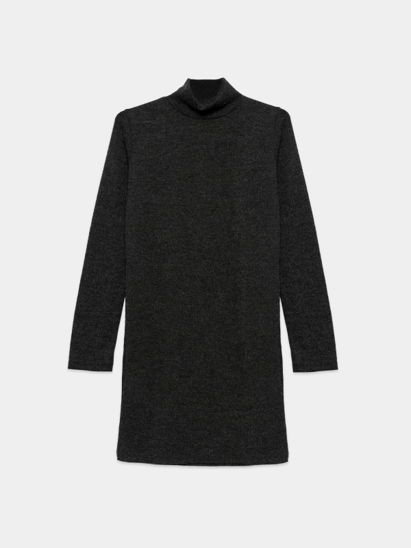 Long slit jumper black