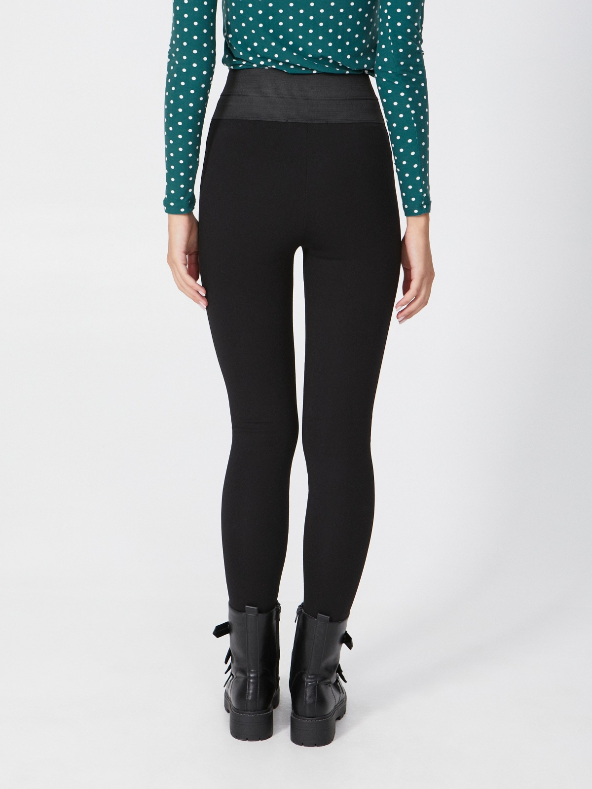 Leggings cintura elástica preto