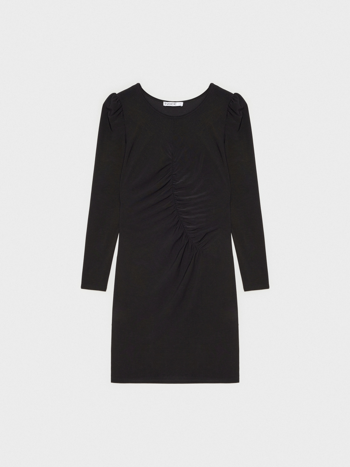  Short gathered dress black