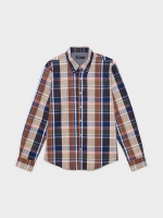 %Pto% Plaid shirt blue