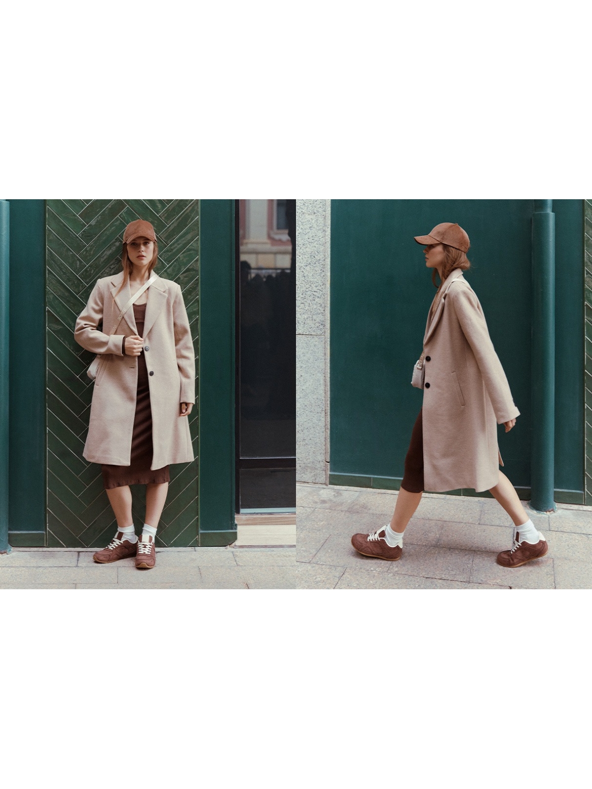 %NewExtra% Beige cloth coat sand