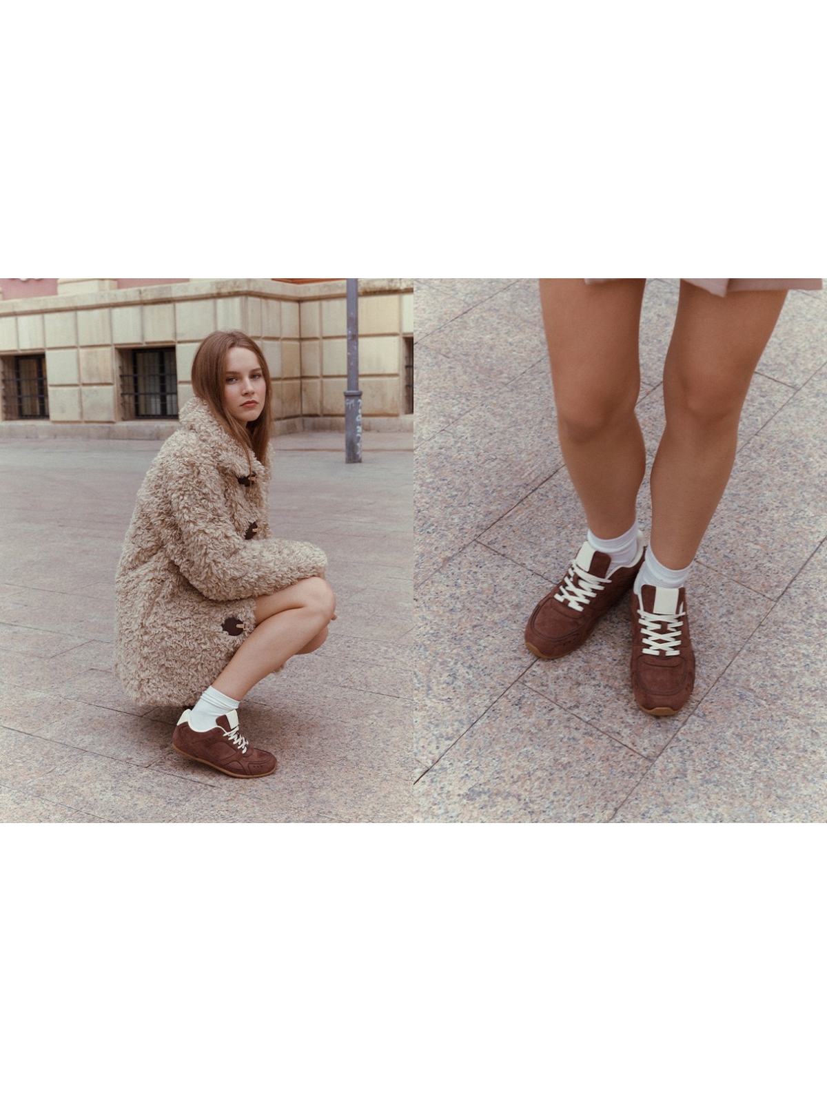 %NewExtra% Zapatilla deportiva casual marrón marrón oscuro