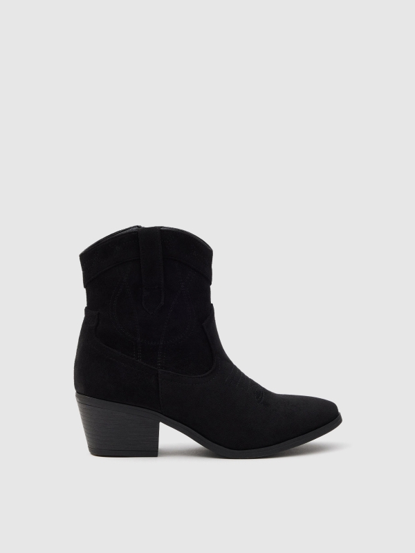 Botin cowboy negro
