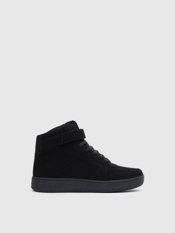 Sapatilhas de bota de moda retro preto Sapatilhas de bota de moda retro preto