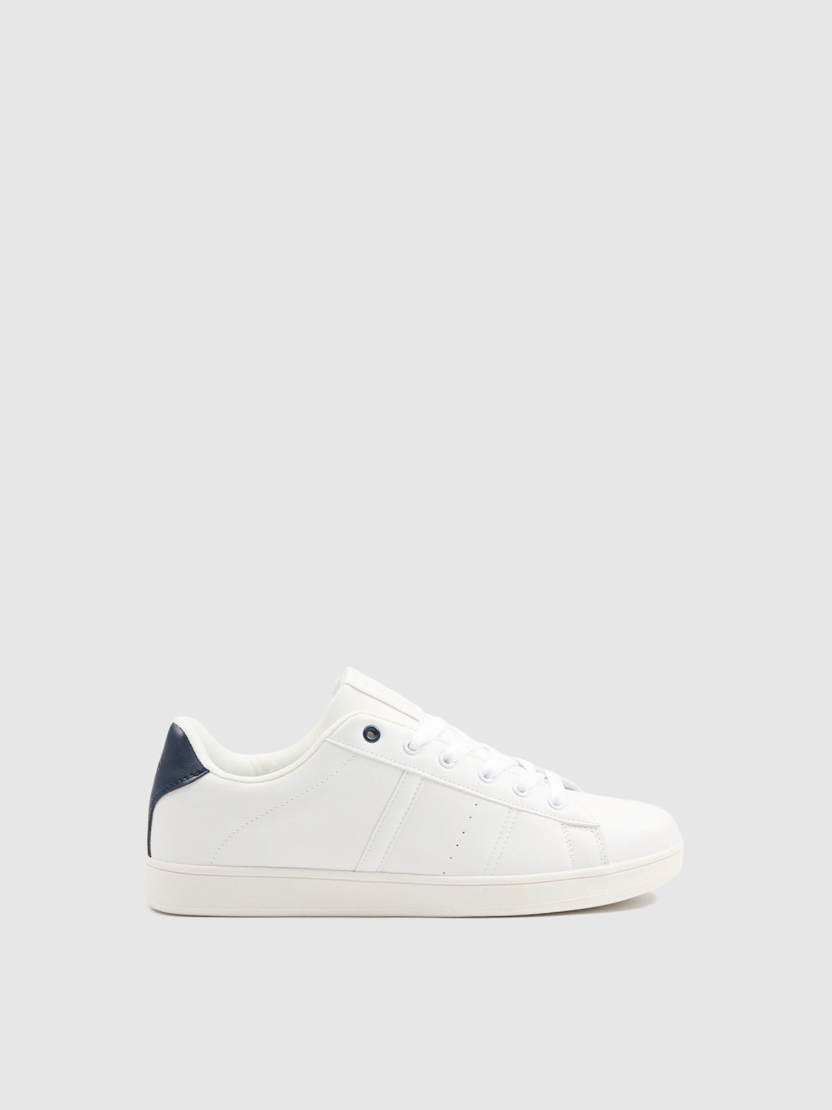 Classic casual sneaker white profile view Classic casual sneaker white profile view