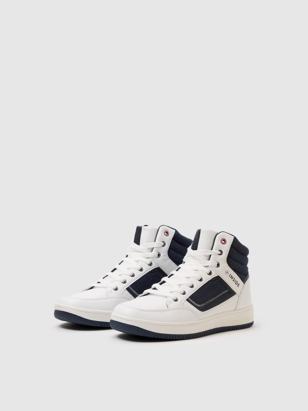 Denim sports boot 45º front view