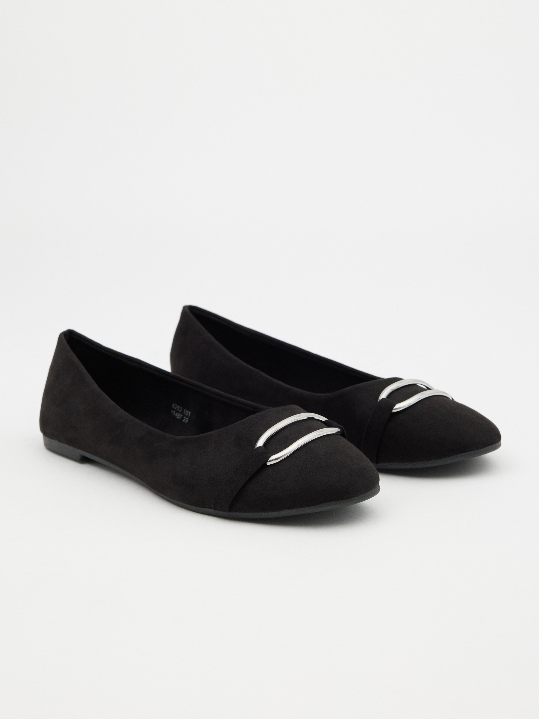 Basic ballerina with buckle black