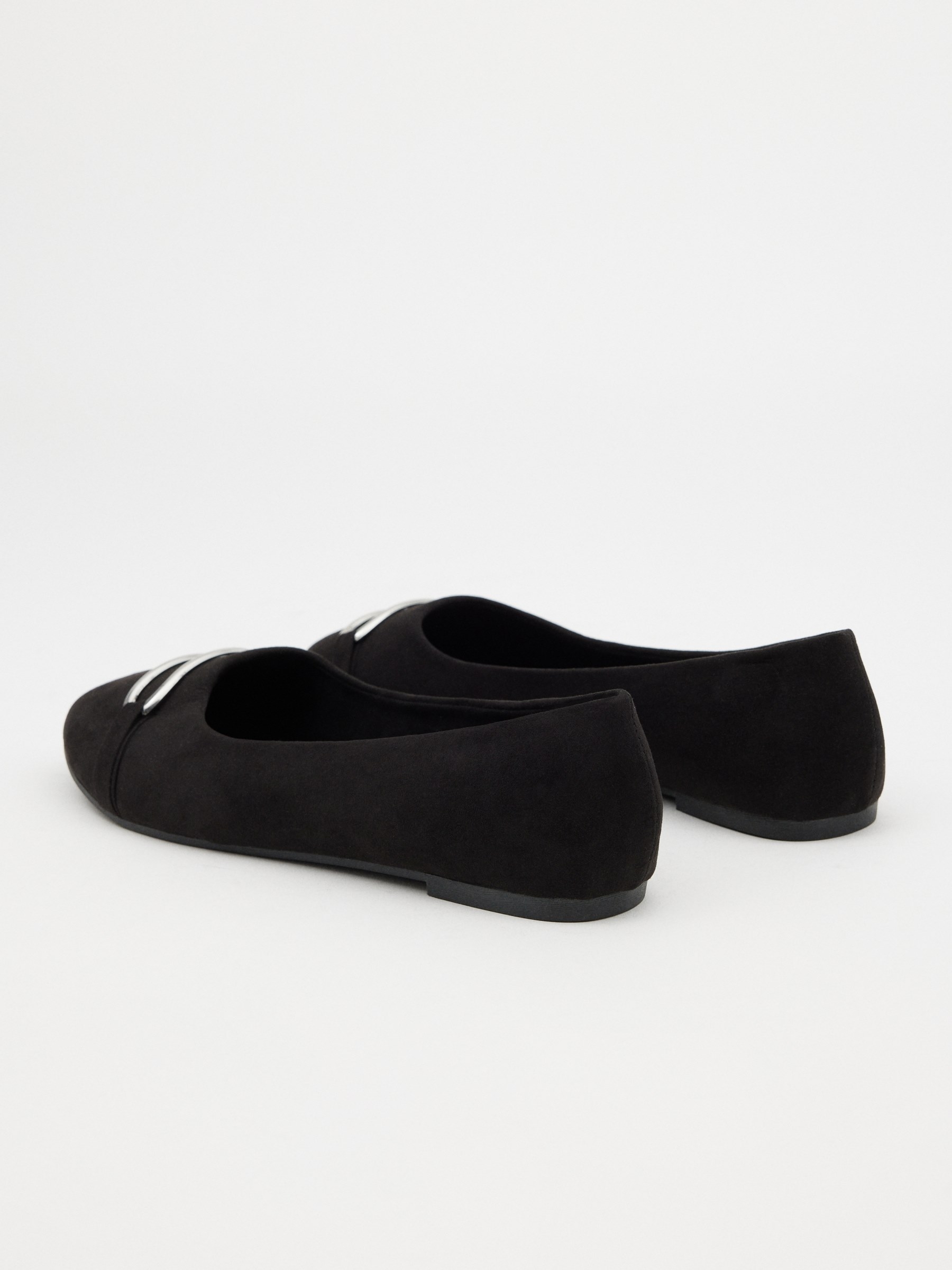 Basic ballerina with buckle black