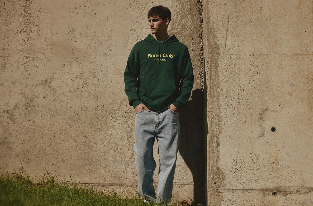 Jeans Baggy Denim azul vista general frontal