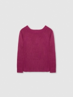 %Pto% Jersey jaspeado de barco fucsia vista frontal