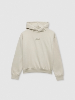 %Pto% Sudadera felpa con capucha crudo vista frontal