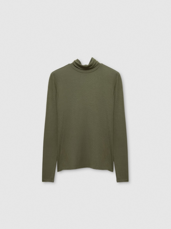 Slim shirt with perkins collar