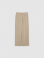 %Pto% Pantalón chándal wide leg algodón verde grisáceo vista frontal