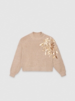 %Pto% Perkins neck crop jersey raw front view