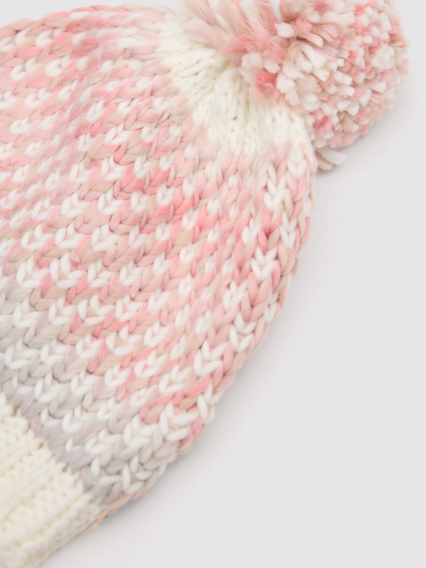Gorro pompón multicolor nude multicolor vista frontal