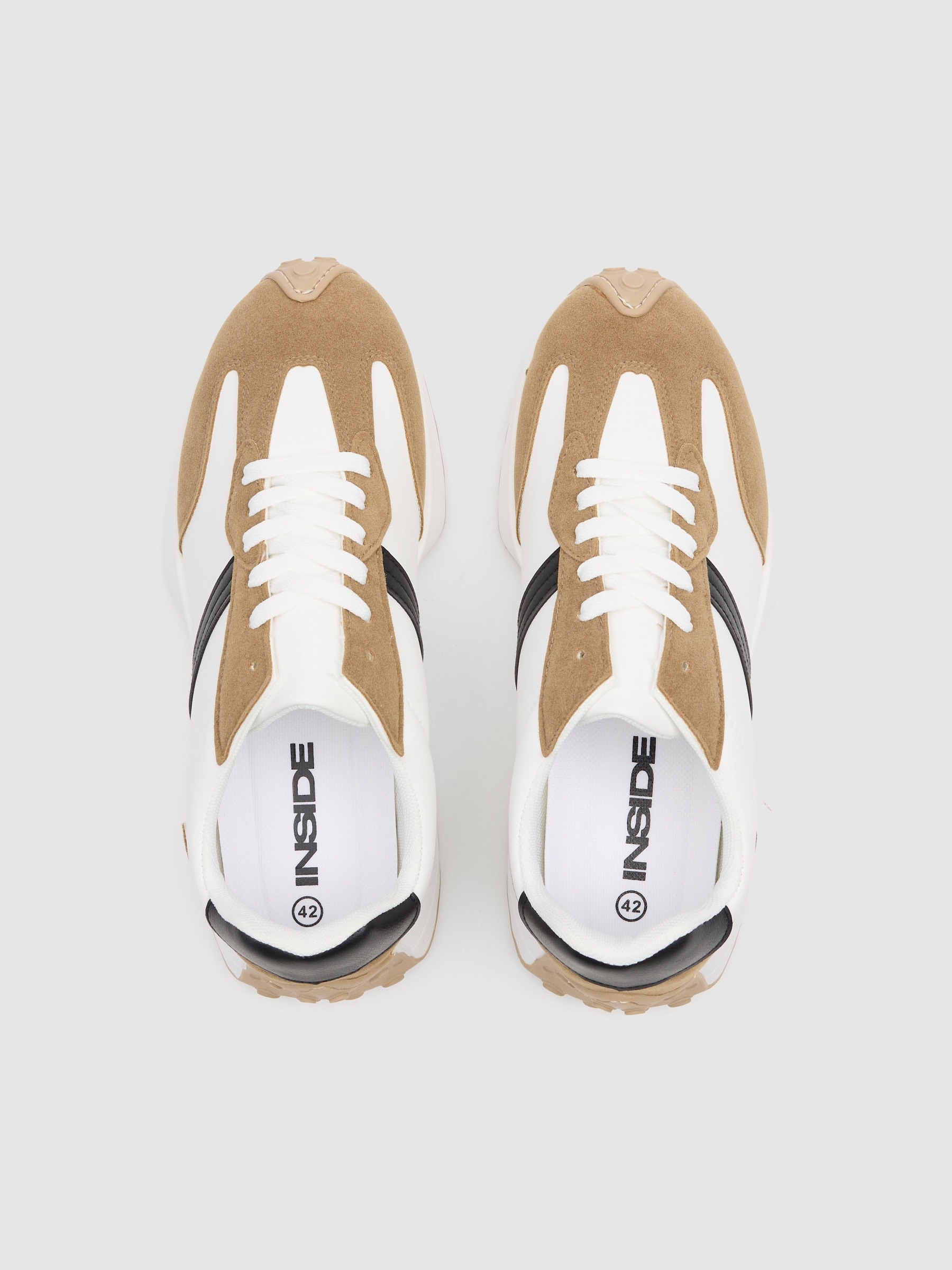 Deportiva casual combinada blanco