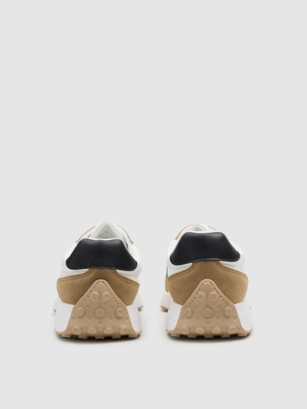 Casual sports combined white detail view