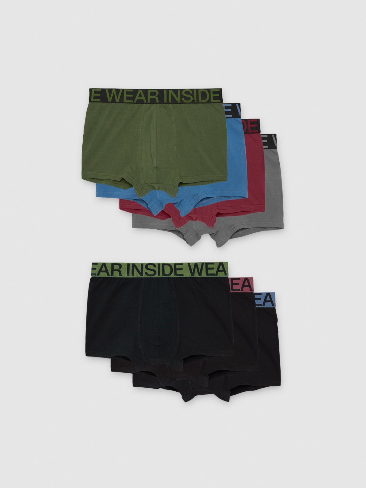 Pack of 7 plain boxersdetail view