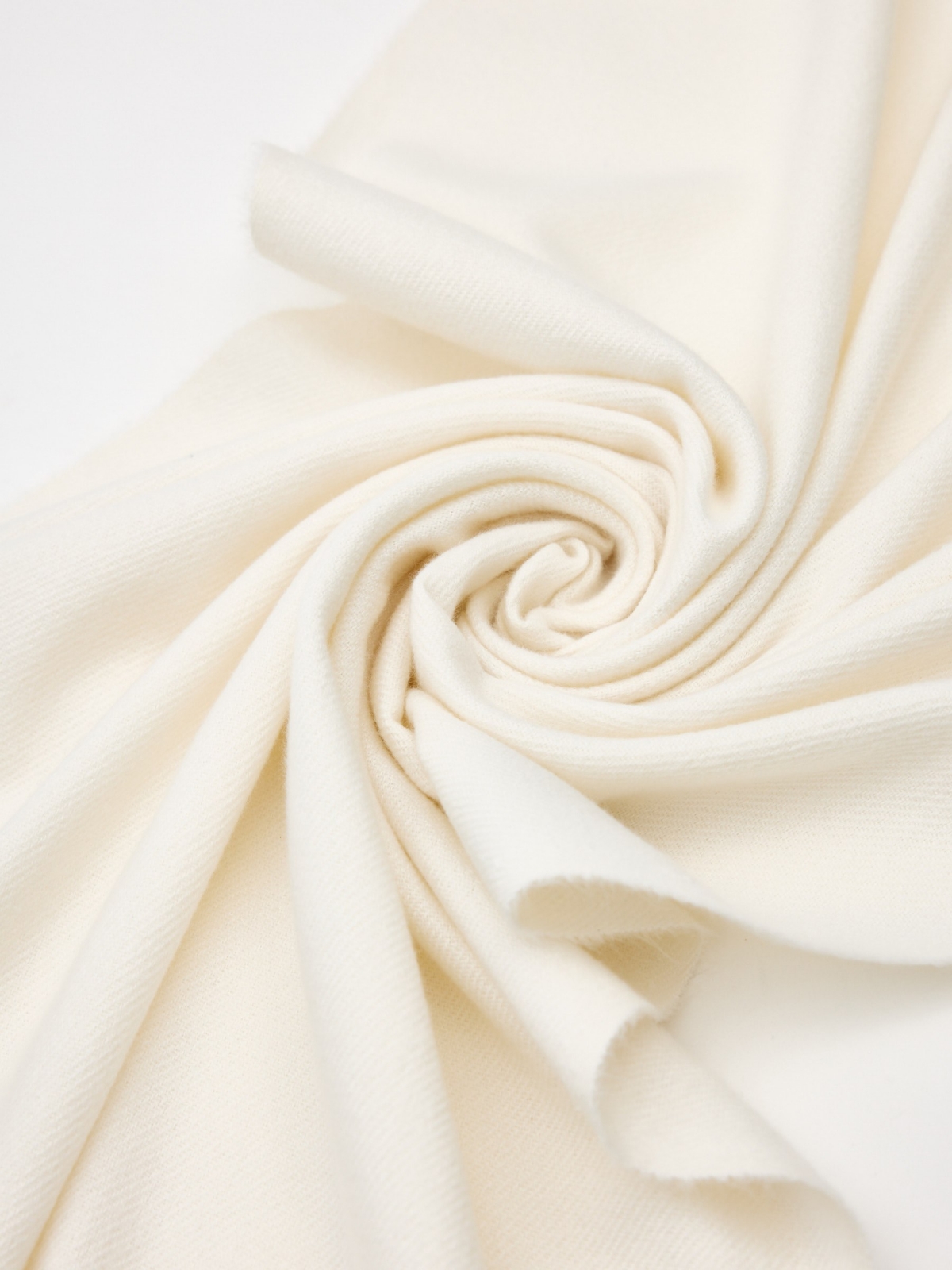 Bufanda básica blanco marfil blanco vista detalle