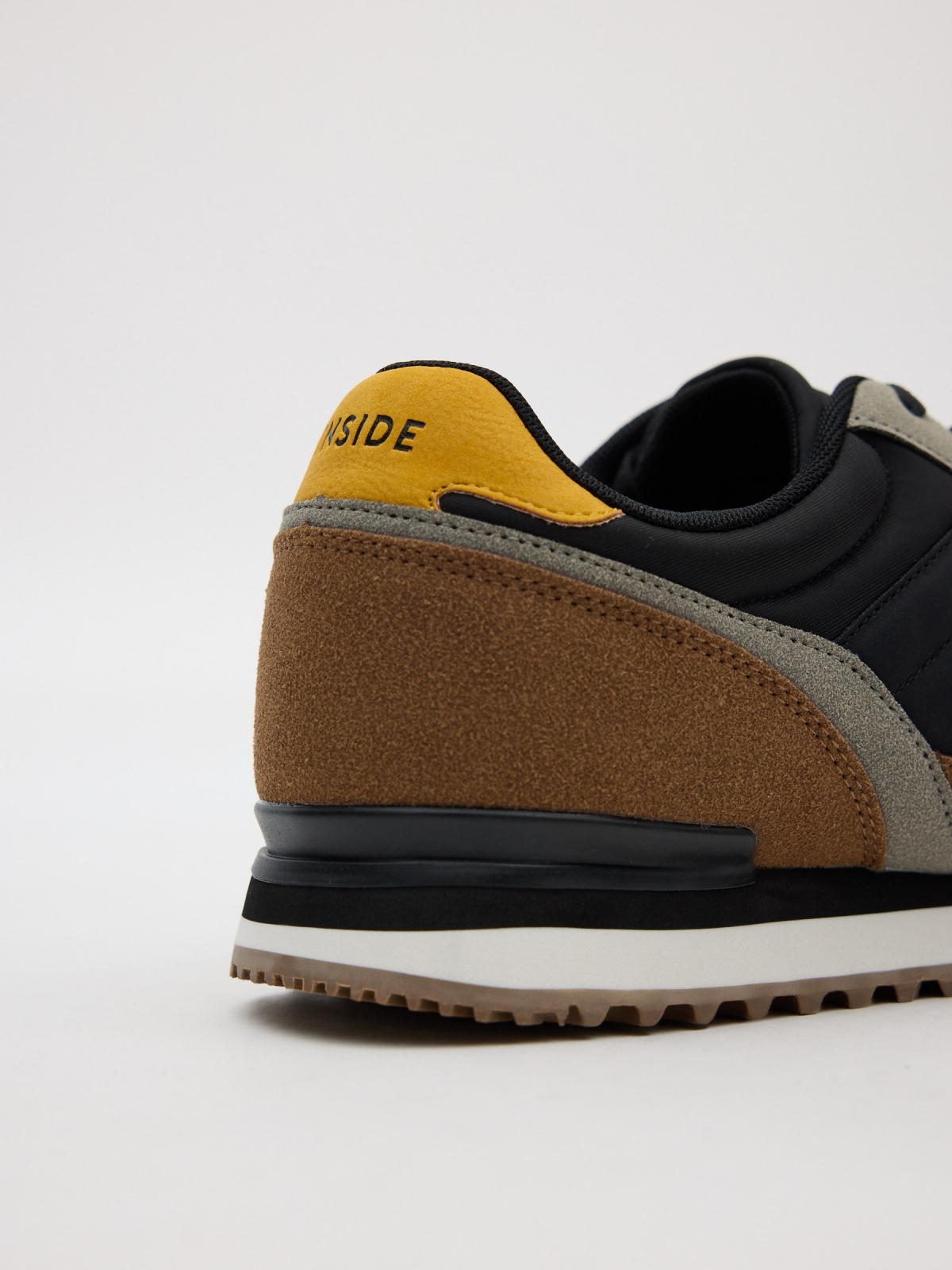 Casual sports combined nylon dark grey detail view