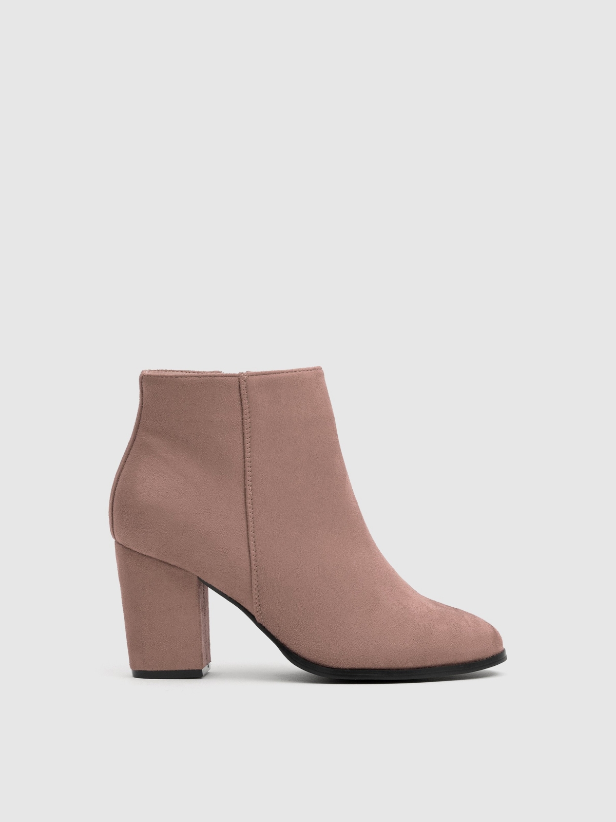 Botins rosa de salto rosa