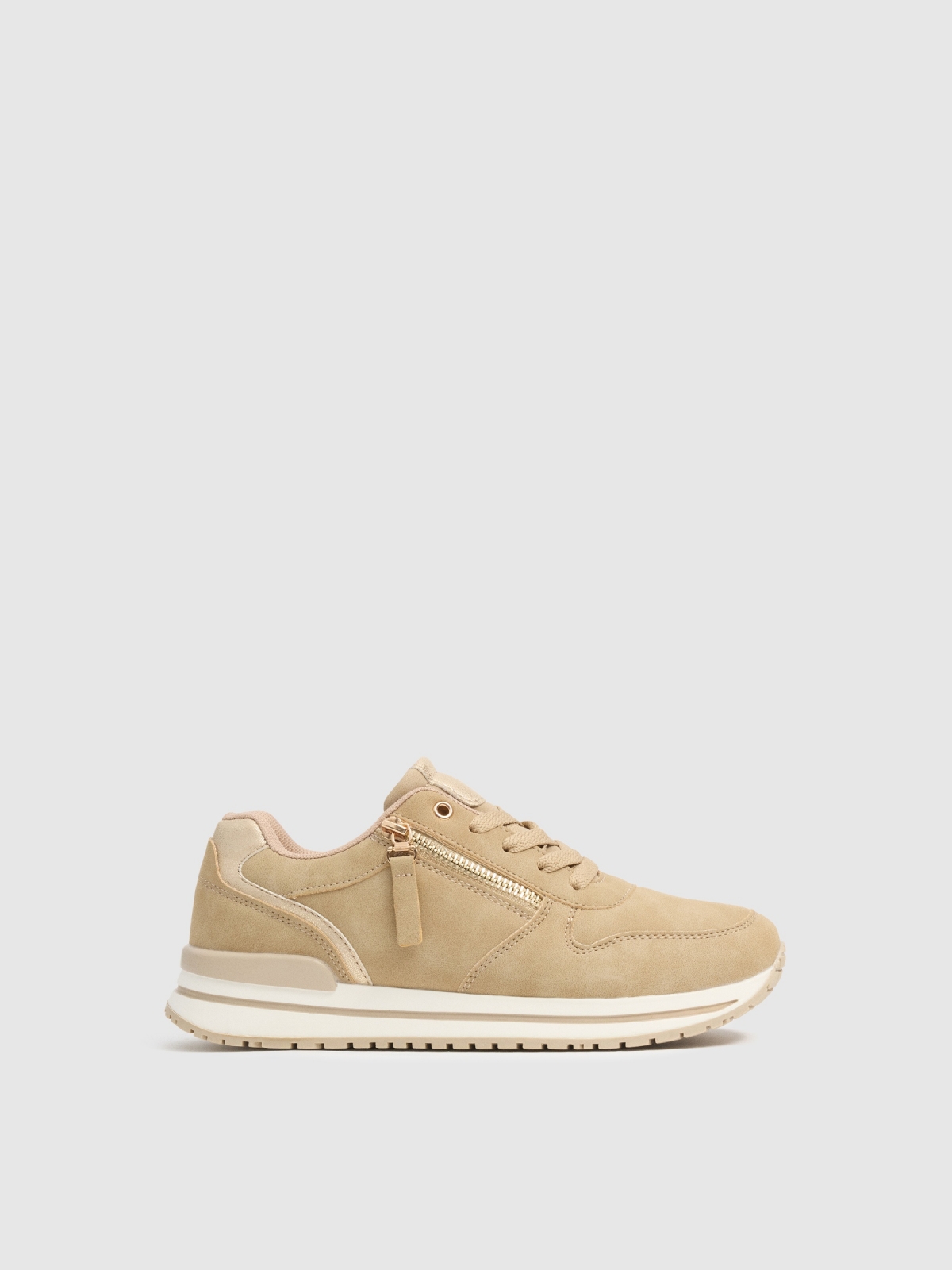 Deportivas casual running de nylon arena vista perfil