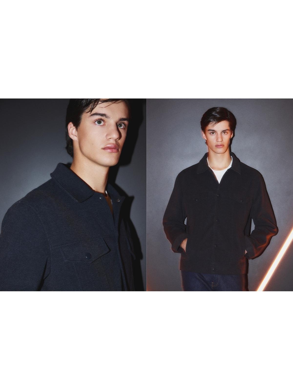 %NewExtra% Cloth jacket navy