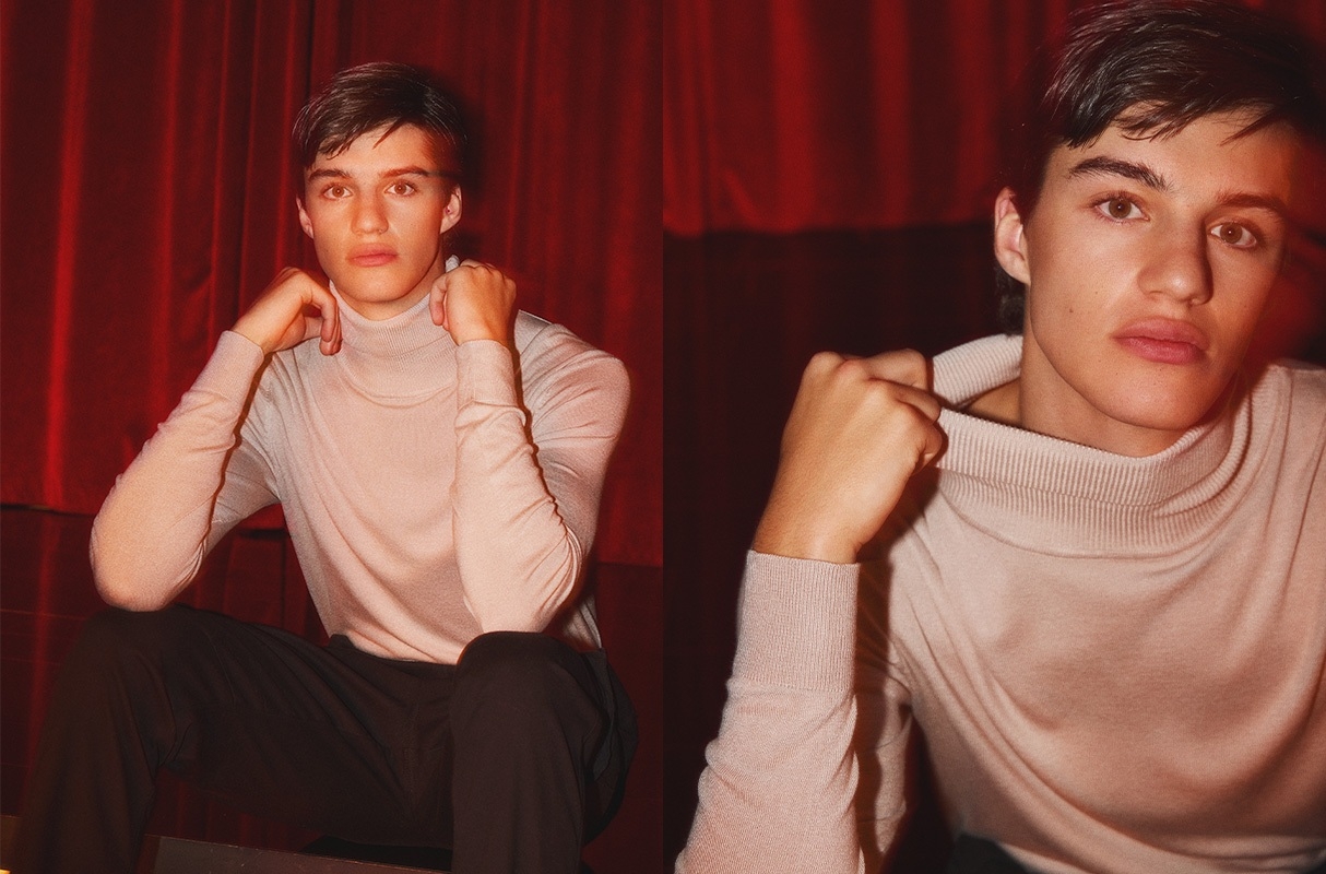 Jersey básico cisne gris vista media frontal