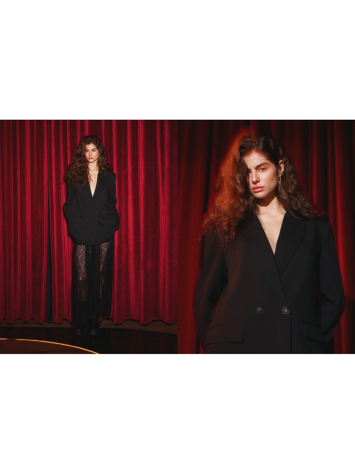 %NewExtra% Blazer cruzado oversize preto