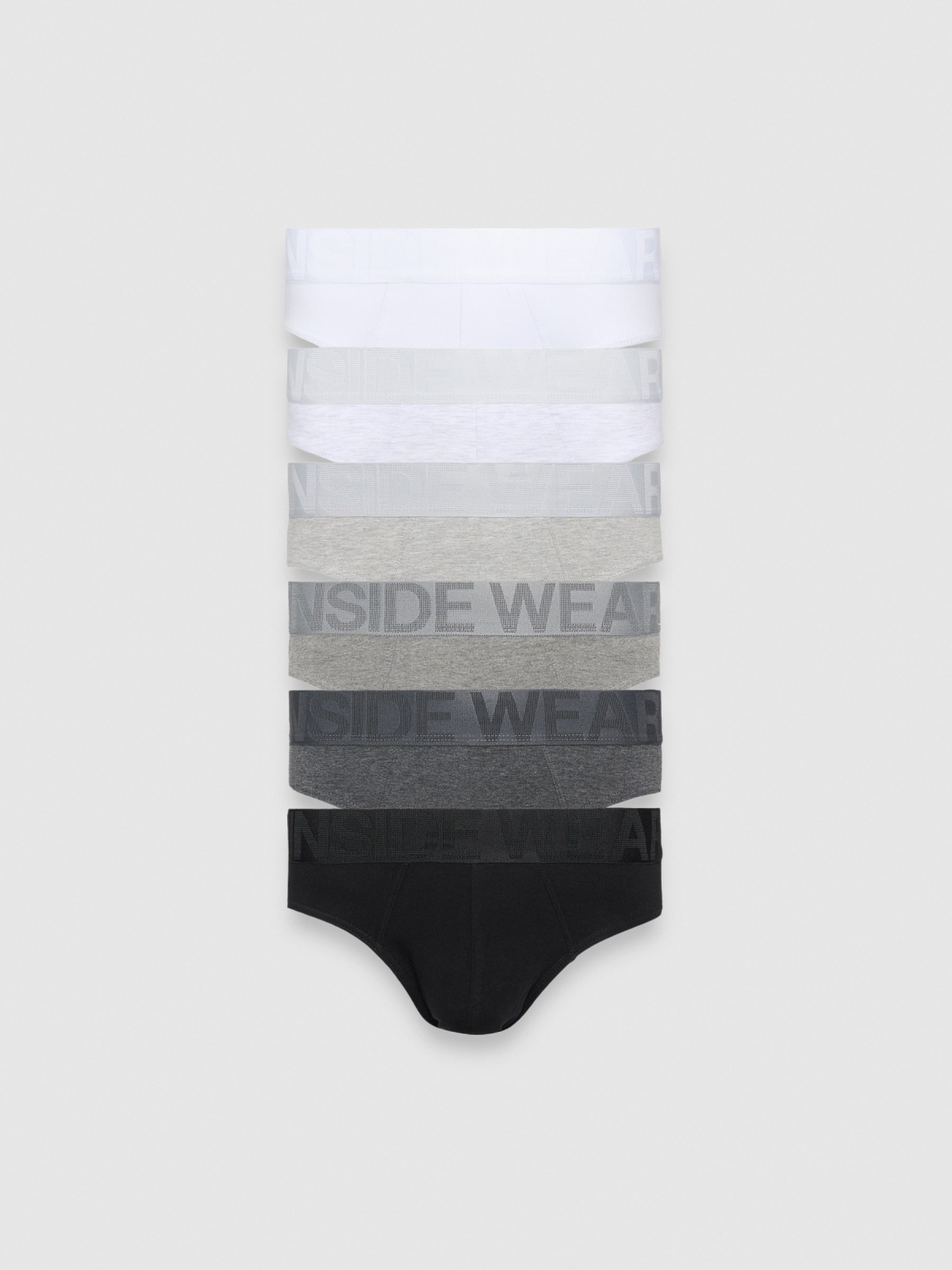 Pack of 6 basic multicolor slips