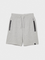 %Pto% Bermuda deportiva básica gris vista frontal