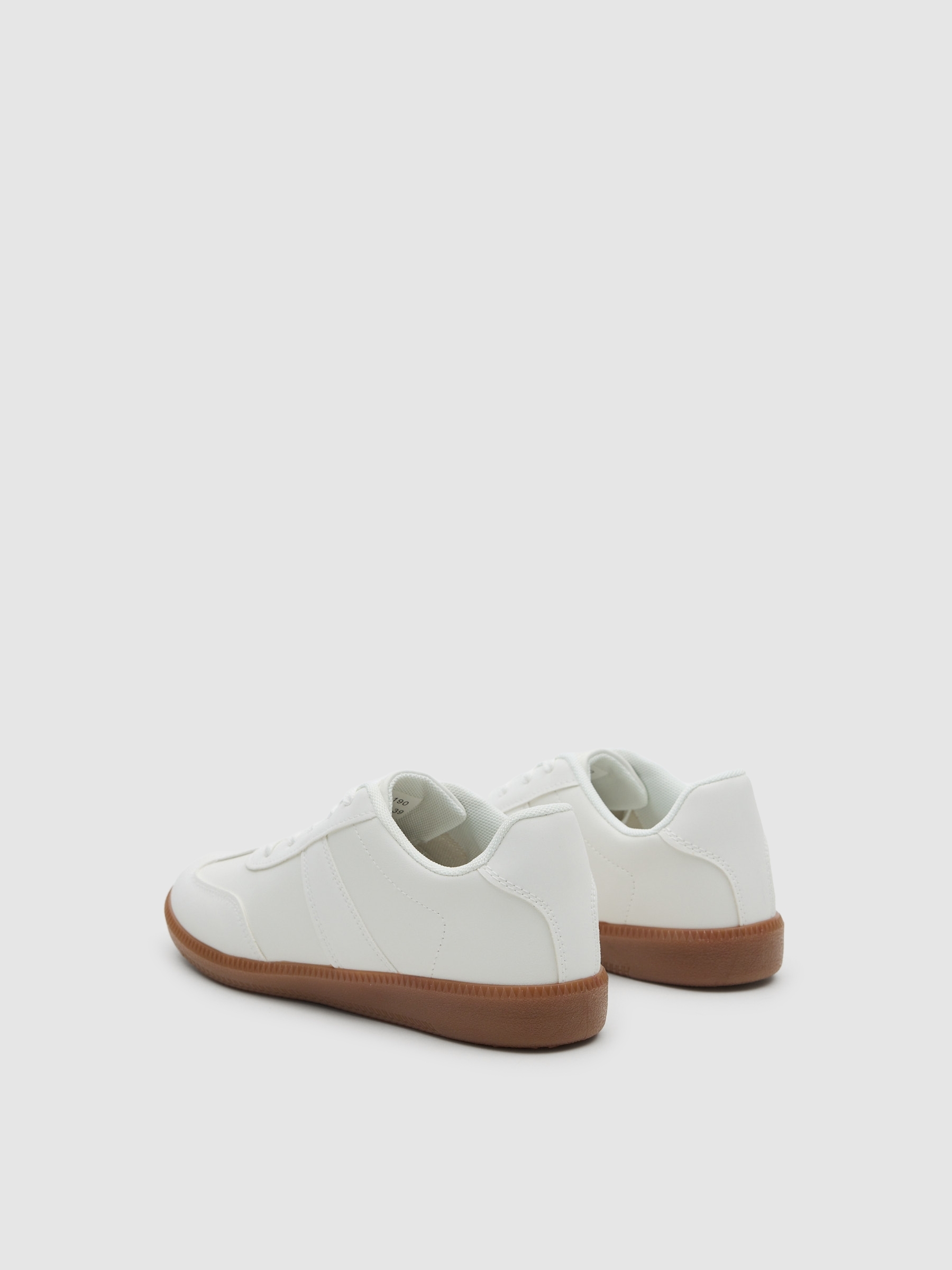 Zapatillas bajas retro blancas