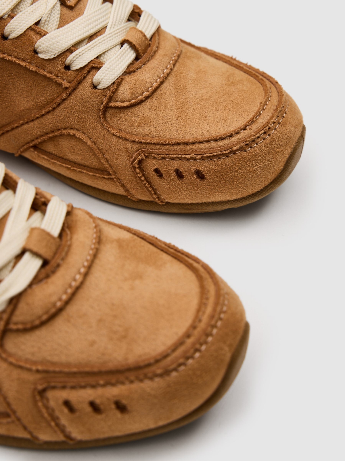 Casual sports sneaker raw detail view