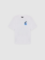 %Pto% Camiseta tropical oversized branca branco vista frontal