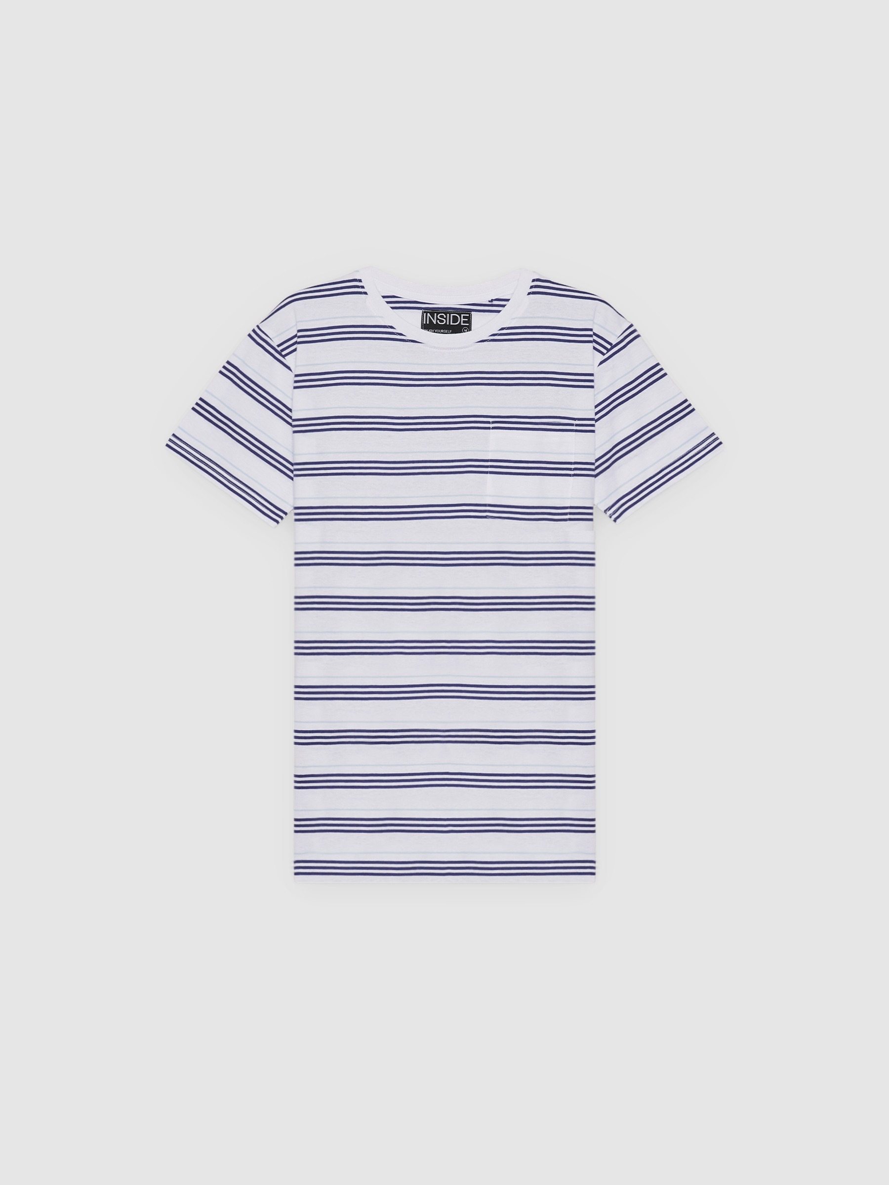 Camiseta de rayas manga corta