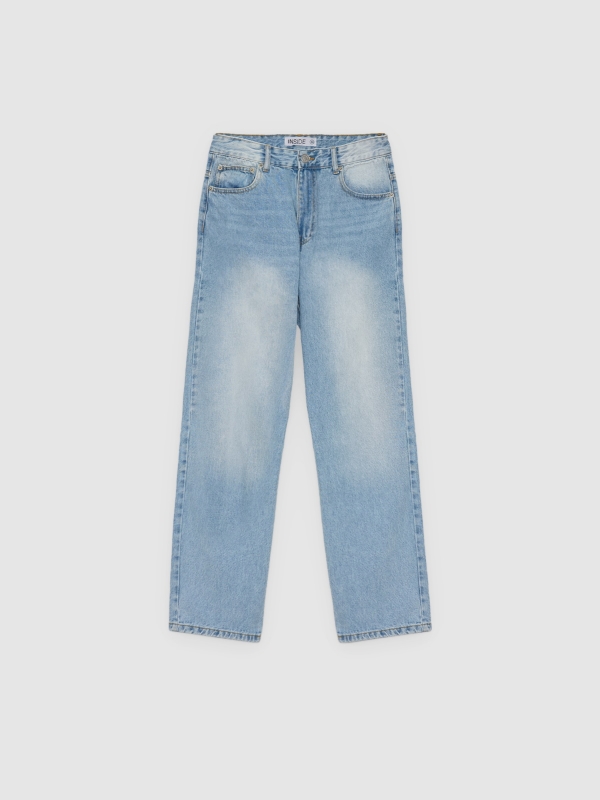 Jeans loose azul lavado