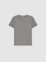 %Pto% Camiseta básica manga corta gris vista frontal